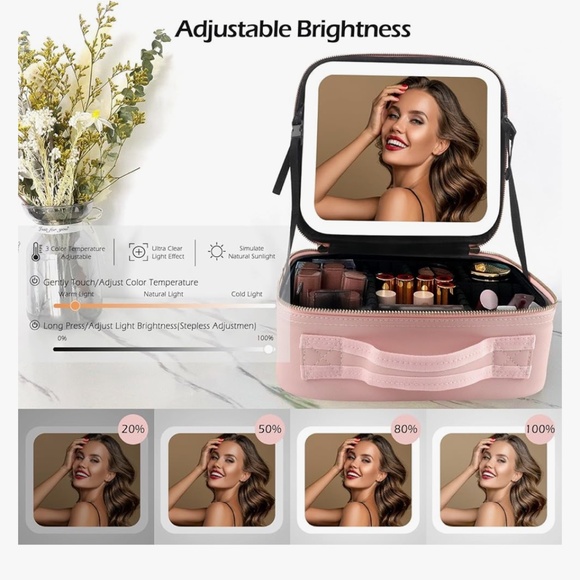 Lightup portable makeup case - Picture 4 of 7
